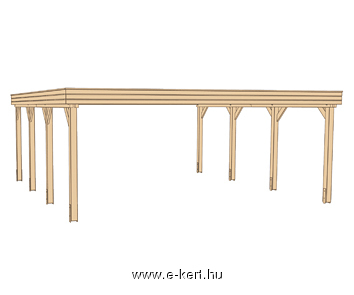 Nyitott garázs Master kocsibeálló Weka 609 - Image 10