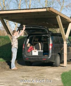 Praktikus nyitott garázs építés