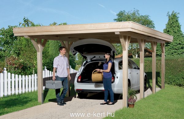 Weka minőségi nyitott garázs építés ragasztott faanyagból Prémium minőségi nyitott garázs építés 615