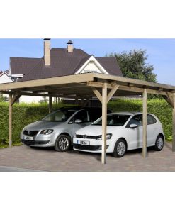 Dupla garázs építés, nyitott garázs gyártás gyorsan költséghatékonyan