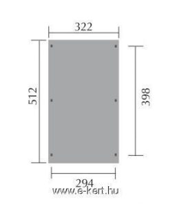 Nyitott garázs alaprajza 617.3250