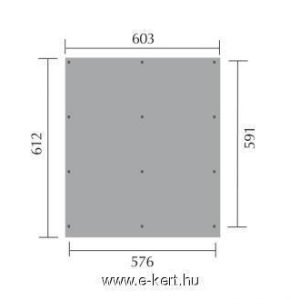 Duo Carport nyitott garázs 618
