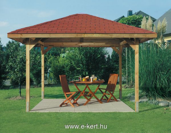 Weka kerti pavilon zsindellyel együtt Kerti pavilon 480x480 cm