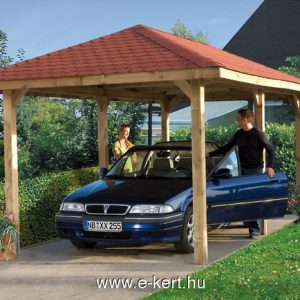 Nyitott garázs kerti pavilon