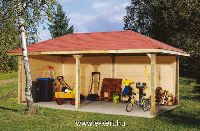 Weka pavilon garázs építés