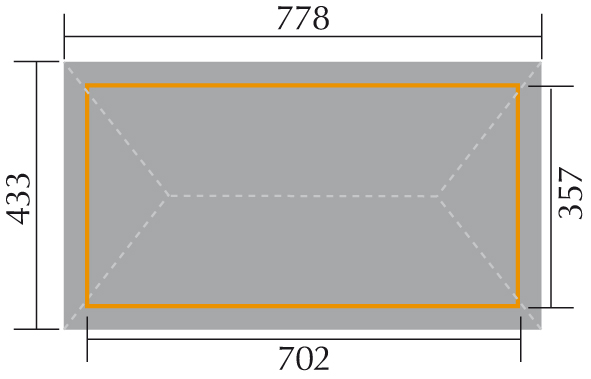 Szaletli garázs pavilon alap mérete