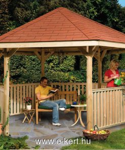 Kerti pavilon építés Weka szaletli