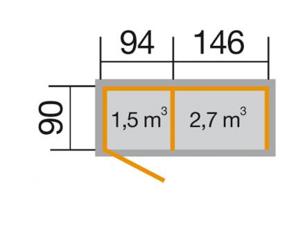 Fatárolók szerszámtároló faházak a Wekától