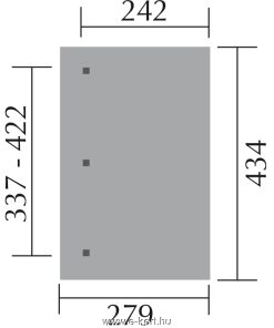 Terasz előtető mérete 672.2843