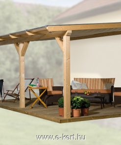 Terasztető polikarbonát fedéssel