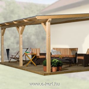 Terasztető polikarbonát fedéssel