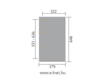 Terasztető őmérete 672.3865