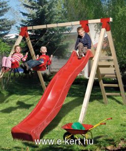 Hintaállvány csúszdával