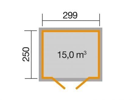 Szerszámtároló faház 321.3025