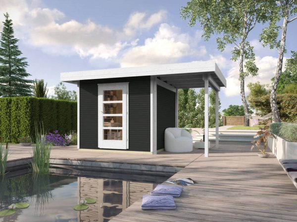 Weka 172-es faház fatárolóval Wekaline faház fatárolóval