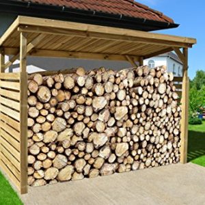 Fatároló építés telített faanyagból