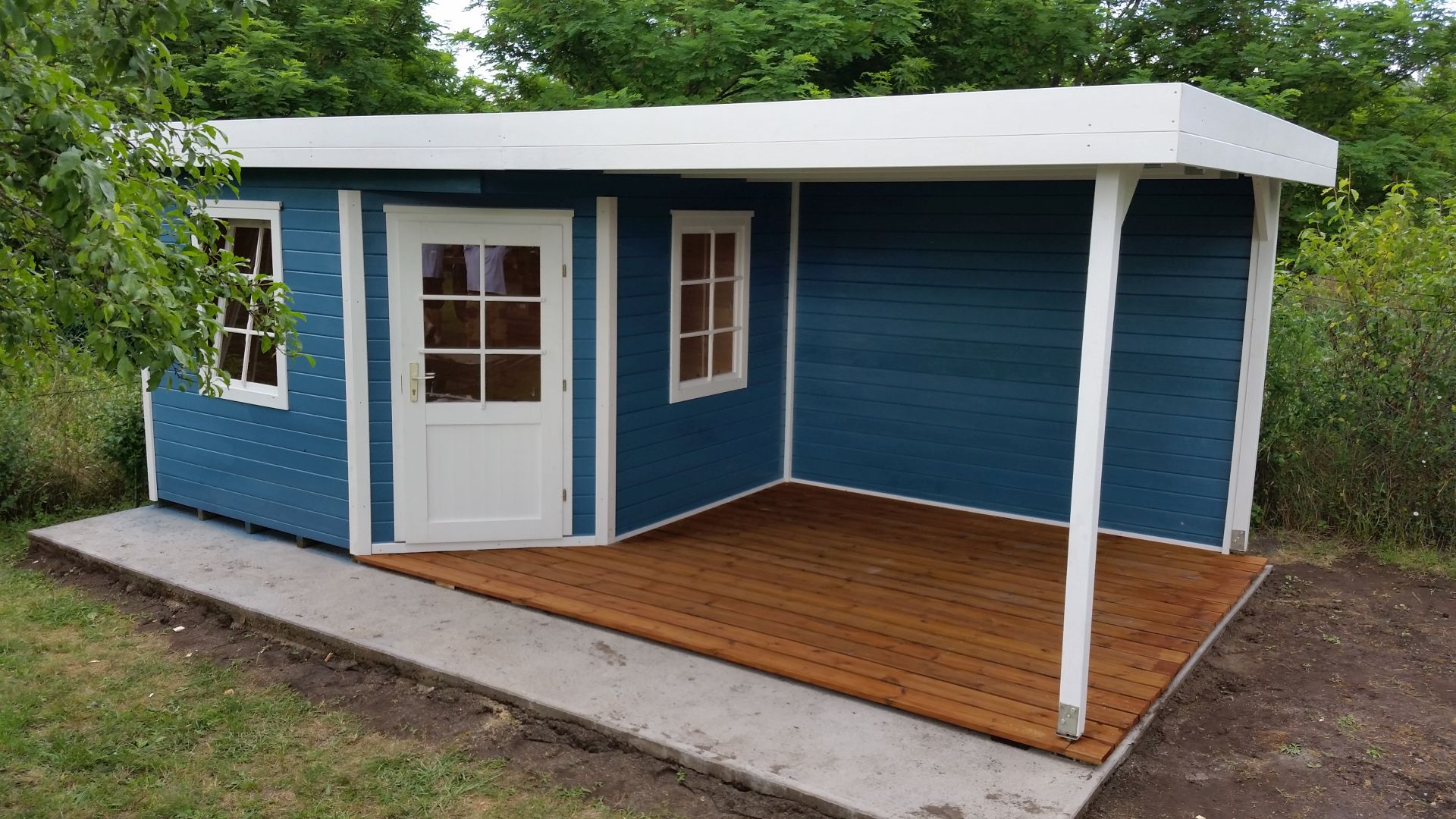 Faház 213-as 300cm-es terasszal építve