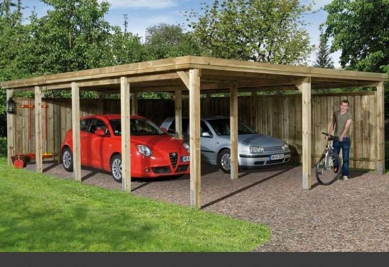 Nyitott dupla garázs 618/3