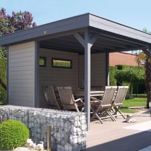 Pavilon oldalfallal Weka szaletli 657