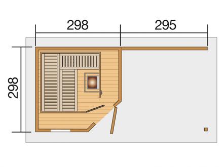 Szaunaház Weka faház 213/1OS - Image 8