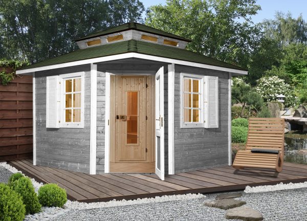 Finn szaunaház 149 típus Weka szaunaház építés A-tól Z-ig