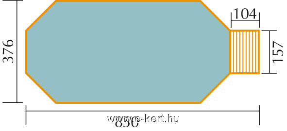 Medence felszín feletti Málta Weka pool - Image 4