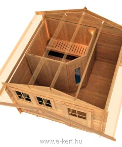 Szaunaház berendezés