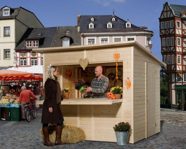 Vásári pavilon árusító faház