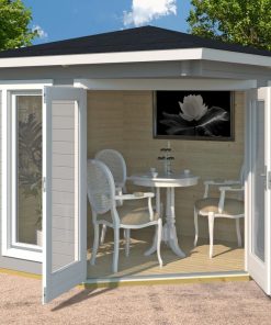 Ötszögletű pavilon faház Weka408