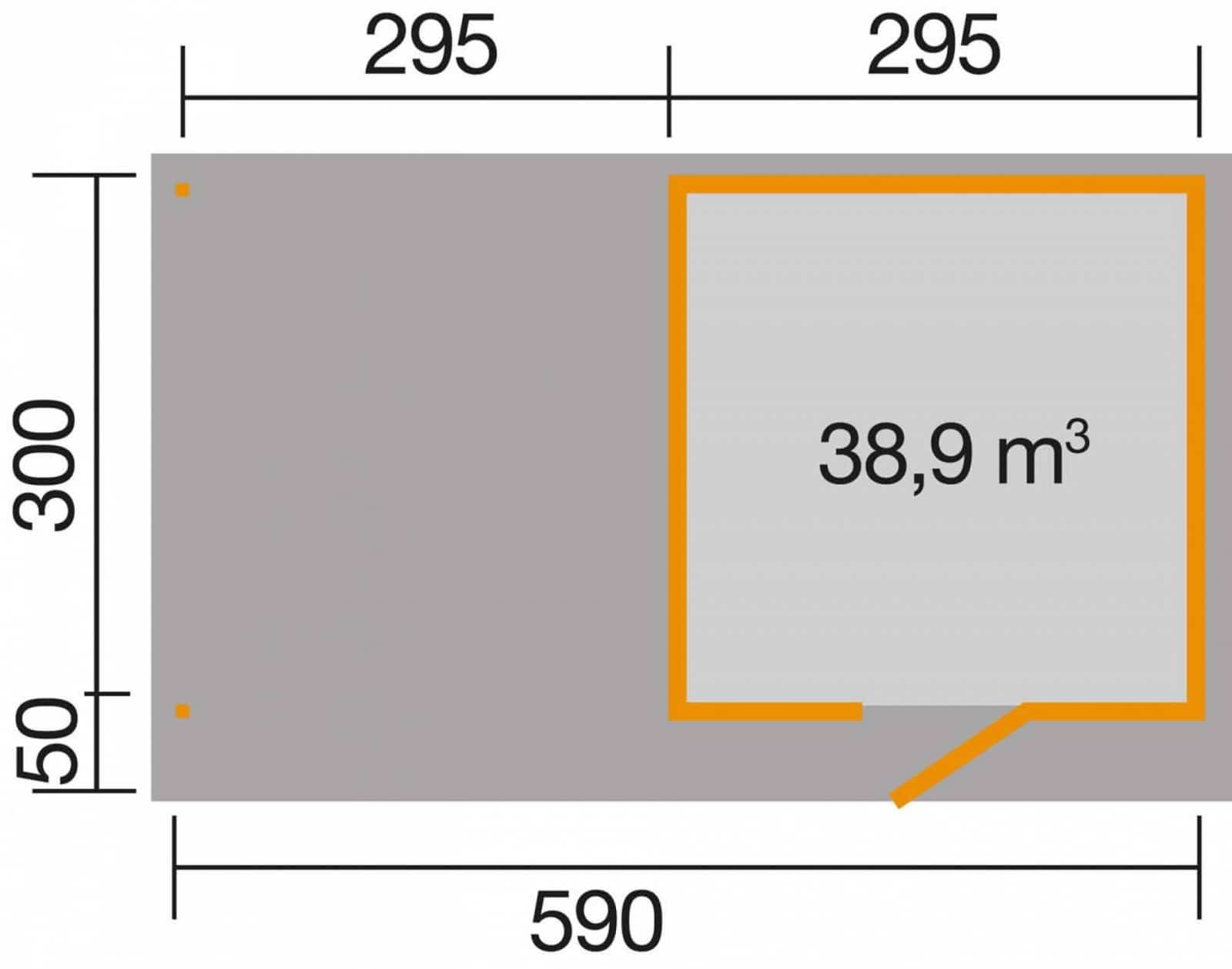 Faház terasztetővel Wekaline172 - Image 4