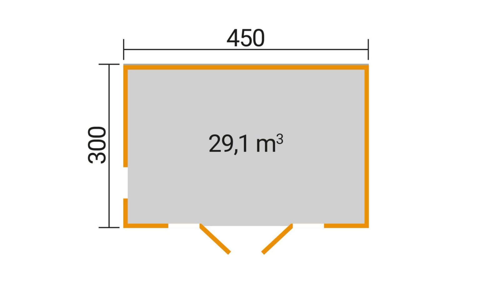 Lapostetős faház Weka kerti ház P285 Weka-faház-Gartenhaus-P285