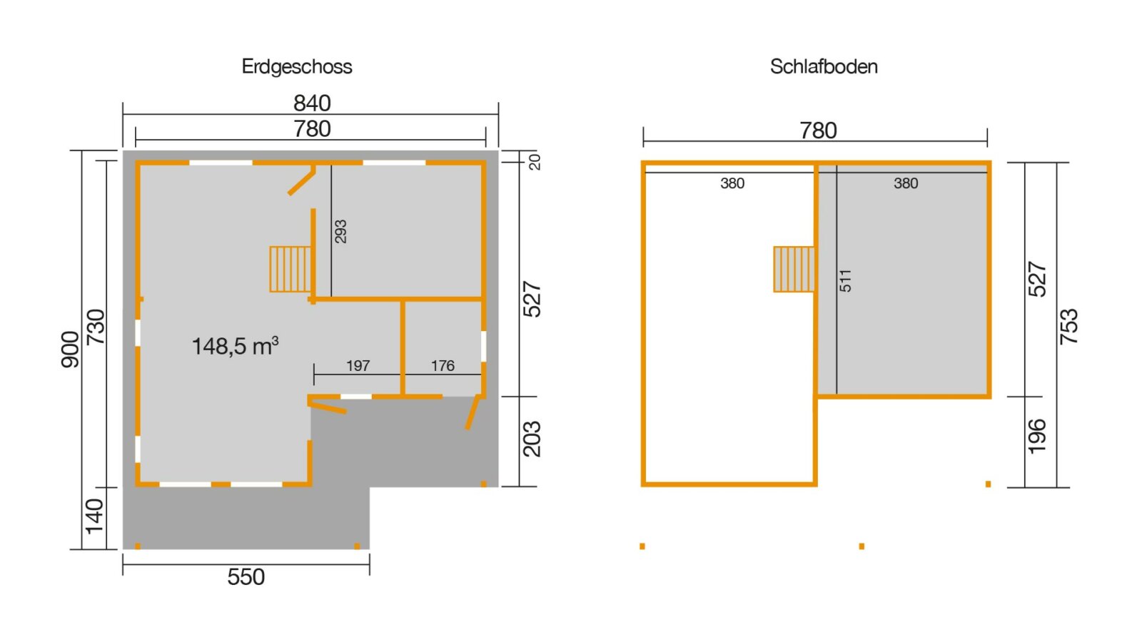 Kétszintes faház alaprajza Platinum Platinum hétvégi faház alaprajza